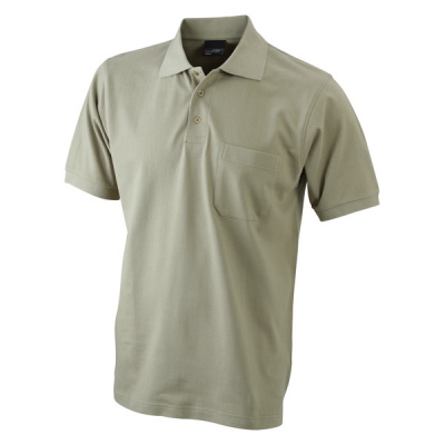 James & Nicholson Men’s Polo Pocket 922